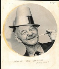1966 Chris Andersen Hat Pipe Portrait March Photo 8X10 picture