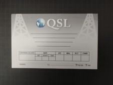 Qsl Cards (25) Send to Hams and Shortwave Stations Generic Fill in your own info picture