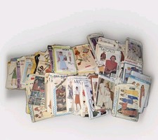 Interesting Styles - Mixed Lot 70+ Vintage 1940's-Y2k Sewing Patterns picture