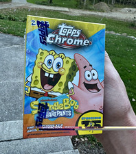 2025 Topps Chrome SpongeBob SquarePants SEALED Value Blaster picture