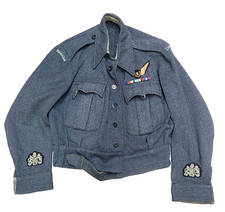 VINTAGE WWII AIR ENGINEER ORIGINAL 1944 DATED WAR SERVICE DRESS BLOUSE JACKET picture