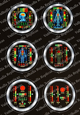 Classic Star Trek Medical Scanner Type1 Upgrade Stickers For 1996 Playmates Set. picture