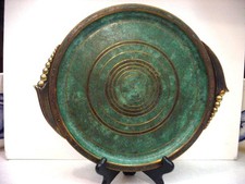 Antique Bronze Carl Sorensen Tray Verdigris Patina Excellent Cond. picture