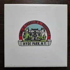 Home of Franklin Roosevelt Hyde Park NY ||| Vintage Designer Ceramic Tile picture