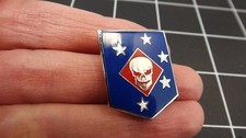 BRAND NEW Lapel Pin U.S. MARINE CORPS RAIDER Skull & Stars Enamel 1