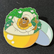 Disney Gacha Ball Vending Machine Mama Odie Pin Blue Sapphire Chaser Rare HTF picture