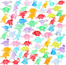 230 Pcs Mini Resin Animals, Bulk Mini Trinkets, Mini Dinosaur Figures, Resin Fig picture