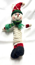 Tall Spring Shaped Snowman- about 10