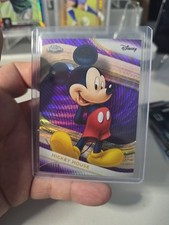 Mickey Mouse 2025 Topps Chrome Disney #1 Purple Refractor /75 picture
