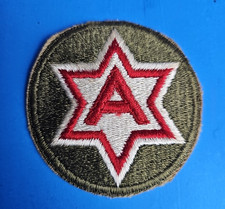 Original WWII US Army Sixth Army Patch second design 6th Army SSI - cut-edge picture