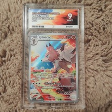 Pokemon Lycanroc #166 ACE 9 Graded TCG picture