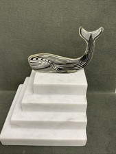 Vintage Abraham Palatnik Lucite Whale Figurine Mid Century Sculpture Brazil 4.5” picture