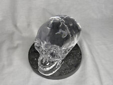 Mitchell Hedges Ancient Crystal Skull Replica, Solid Acrylic, Stand, Free Book picture