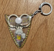 Vintage 1976 Rare Sanrio Mini Scissors In Clear Case Tiny Poem Japan Collectible picture