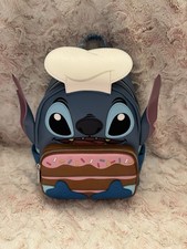 Loungefly Disney Stitch Baker Chef Cake NYCC 2020 Exclusive Mini Backpack NWT picture