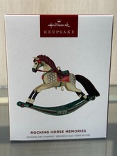 Hallmark 2025 ROCKING HORSE MEMORIES #6 Ornament ~ NMIB picture
