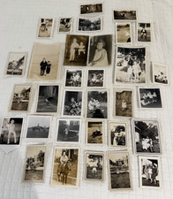 Antique and Vintage Lot of 32 Photographs picture