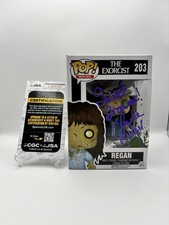 Funko Pop 203 The Exorcist Regan Signed Linda Blair “Regan” JSA Certified picture