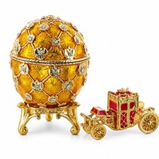 1897 Coronation Royal Imperial Easter Egg 2.5 Inches picture