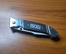 Sog Fielder Assisted Open Plain Edge Folding Pocket Knife USED picture