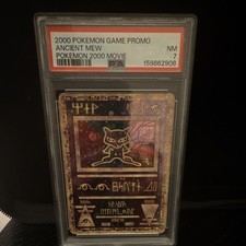Pokémon 2000 Movie Ancient Mew Promo PSA 7 English Card Cert #159862908 picture