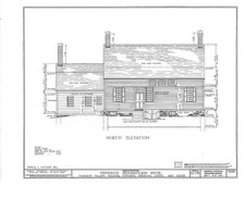 Photo:Everett NJ Hendrick Hendrickson House HABS North Elevation 1900s picture
