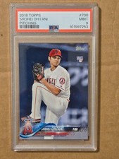 2018 TOPPS SHOHEI OHTANI #700 ROOKIE CARD GRADED PSA 9 MINT picture