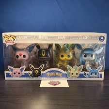 Funko Pop Pokemon Eevee Evolutions 4 Pack Espeon Umbreon Leafeon Glaceon NEW picture