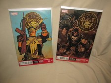 MARVEL TRIAL OF THE PUNISHER 1 2 Complete Set 2013 Guggenheim Yu Adults Only picture