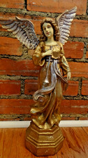 Silvestri Gold Angel with Horn 17” Gilded Figurine Holiday Decor Elegant picture
