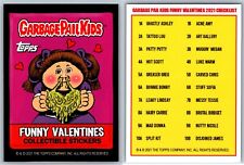 2021 Topps Garbage Pail Kids GPK Topps Funny Valentines Checklist Tessie picture
