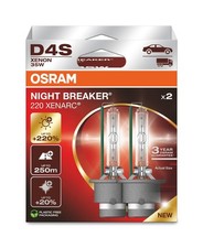 OSRAM Xenarc Night Breaker 220, D4S, +220% More Brightness, 2 Lampen, D4s picture