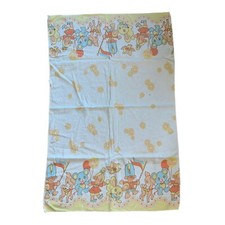 Vintage Comfort Brand Baby Receiving Security Blanket Lovey Toy Fair 39”x26” picture