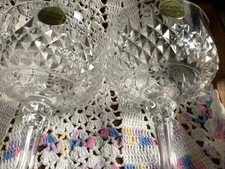 Vintage Cristal d’Arques Longchamp Crystal Champagne Glasses/ Sherbets Set Of 4 picture