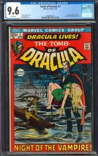 Tomb of Dracula #1 CGC 9.6 WHITE PAGES | Marvel 1972 | 1st Dracula | Neal Adams picture
