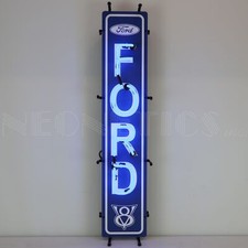 Ford Neon Sign Licensed by Ford Vertical Neon Sign picture