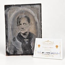 RARE Antique Haunted Tintype Woman Spooky Zombie Eyes Spirit Portrait picture