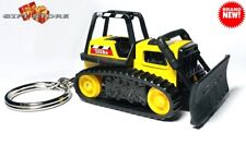  NICE KEY CHAIN YELLOW BLACK MIGHTY BULLDOZER CUSTOM CATERPILLAR LIMITED EDITION picture