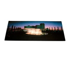 Vintage Caesars Palace Las Vegas Panoramic Postcard Casino Fountain Night View picture