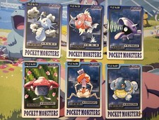 Lot 6 Pokemon 1997 Carddass Vending Set Squirtle Magikarp Krabby US Seller picture