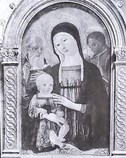 Madonna With Saints, Benvenuto di Giovanni, Magic Lantern Glass Slide picture