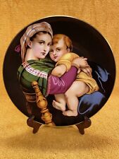 Limoge France 1972 Madonna and Child by Raphael 10
