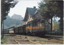 ITALY * Turin-Ceres railway - train at Lanzo Station in 1984 picture