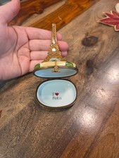 limoges peint main trinket box paris picture
