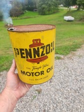 Pennzoil Gallon Oil Can Used picture