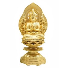Thousand-Armed Kannon Bodhisattva, 15.5cm, Gold-Plated, Alloy [Buddha Statue] picture
