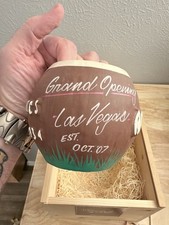 Trader Vic’s Grand Opening Invitation - Very Rare Las Vegas Coconut Mug picture