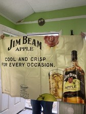 Vintage Jim Beam Apple Bourbon Banner 54