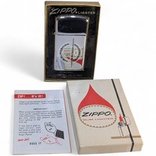 Zippo Slim Vintage 1972 Lighter NEW IN BOX The Klingshirn Corporation Shelter's picture