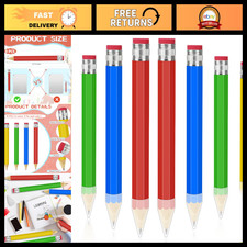 8 Pack 13.5 Inch Jumbo Wooden Pencils Multicolor Fun Giant Novelty Pencils for G picture